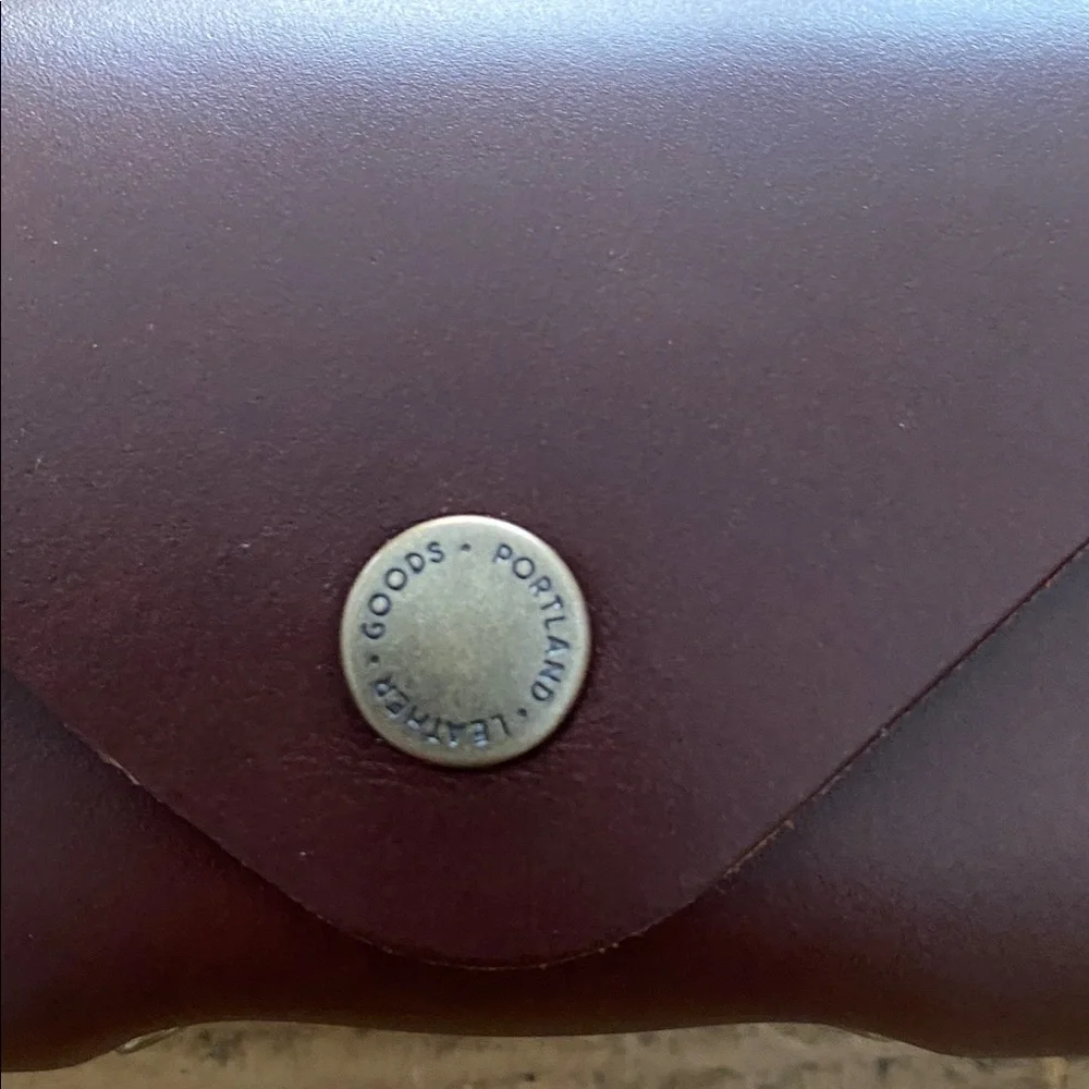 Portland Leather Goods Brown Leather Eyeglass Case - Picture 5 of 5